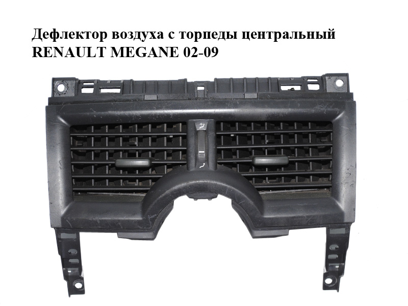 Дефлектор повітря з торпеди центральний RENAULT MEGANE 02-09 (РЕНО МЕГАН) (A1026774)