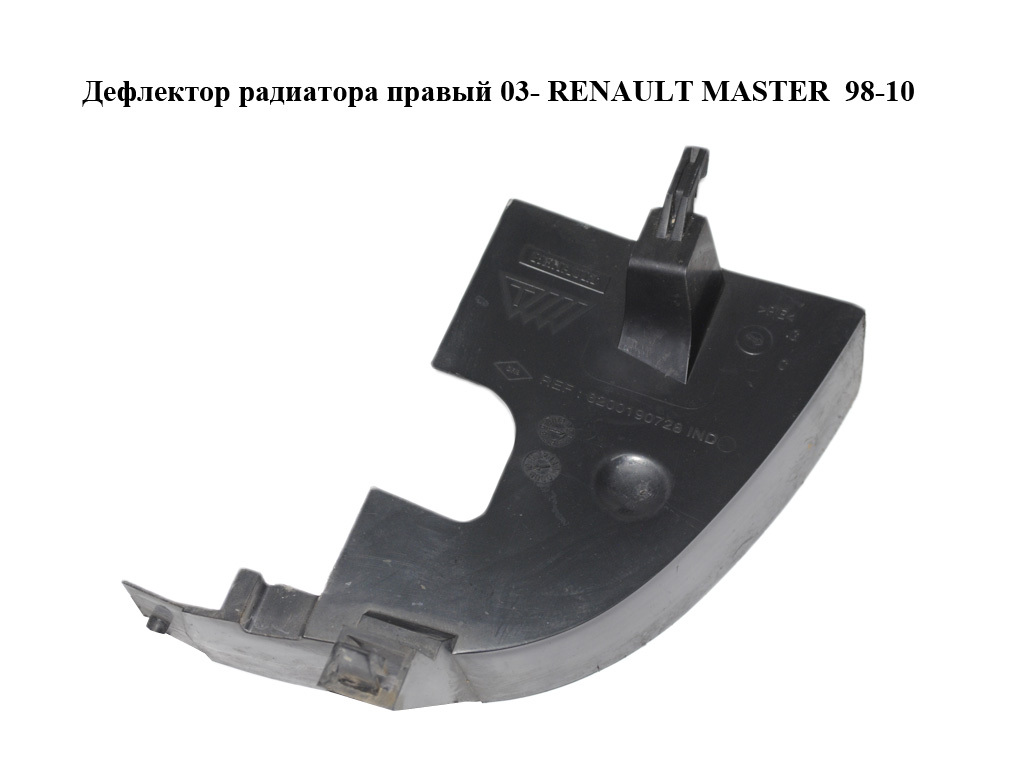 Дефлектор радиатора правый 03- RENAULT MASTER 98-10 (РЕНО МАСТЕР) (8200190728)