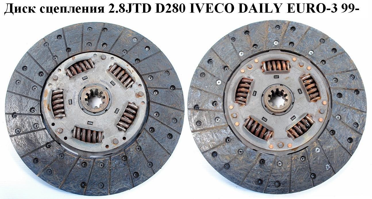 Диск сцепления 2.8JTD D280 IVECO DAILY EURO-3 99- (ИВЕКО ДЕЙЛИ ЕВРО 3) (504122592, 504339429)