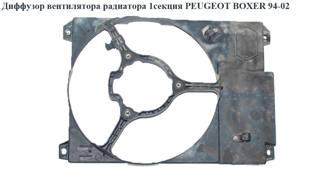 Диффузор вентилятора радиатора 1секц. PEUGEOT BOXER 94-02 (ПЕЖО БОКСЕР) (1347951080)