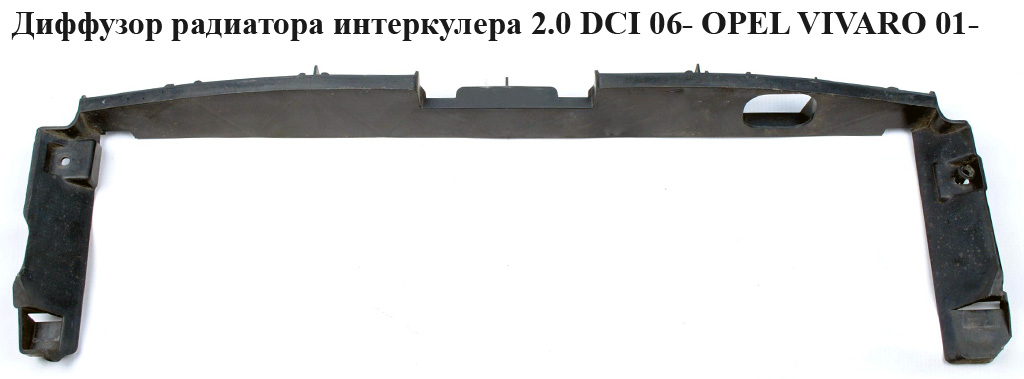 Диффузор радиатора интеркулера 2.0 DCI 06- OPEL VIVARO 01- (ОПЕЛЬ ВИВАРО) (4416950, 8200414159)