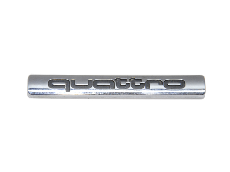 Значок (емблема) кришки багажника "quattro" AUDI Q7 (4L) 2005–15( АУДИ КЬЮ 7) (4B0853737D, 8H08537372ZZ, 8H0853737 2ZZ,