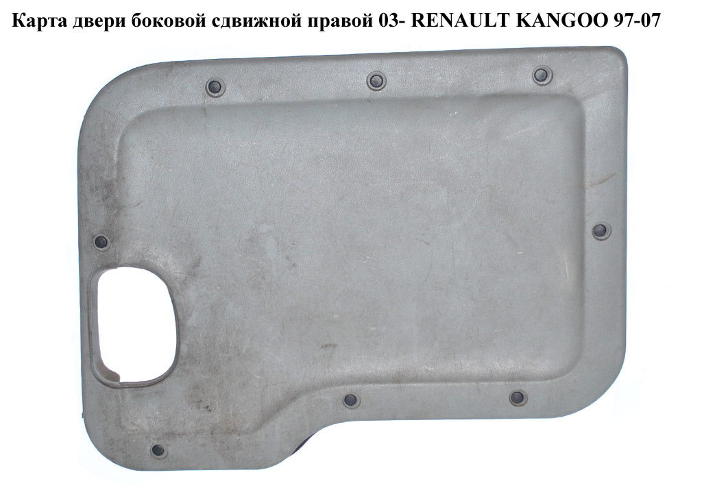 Карта двери боковой сдвижной правой 03- RENAULT KANGOO 97-07 (РЕНО КАНГО) (7700304756, 8200109523)