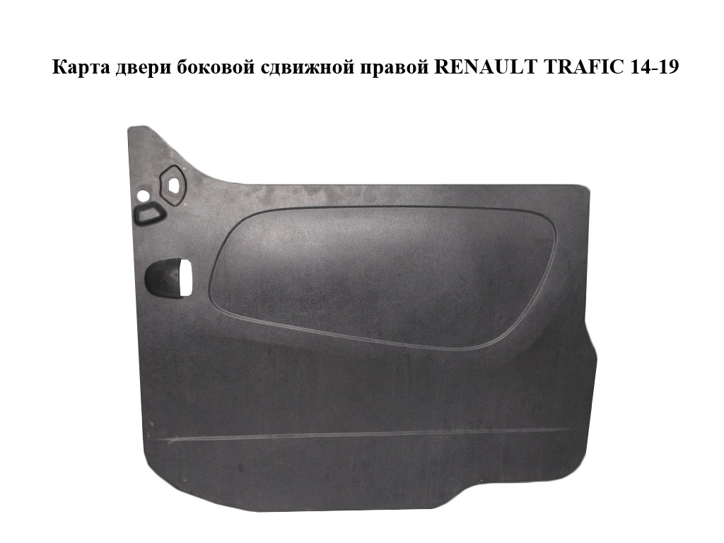 Карта дверей бокової зсувної правої RENAULT TRAFIC 14-19 (РЕНО ТРАФІК) (829A06559R, 93868253)