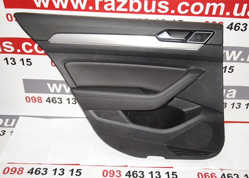 Карта двери задней левой VOLKSWAGEN PASSAT B8 14-23 (ФОЛЬКСВАГЕН ПАСCАТ B8) (3G5867211, 3G9867211)