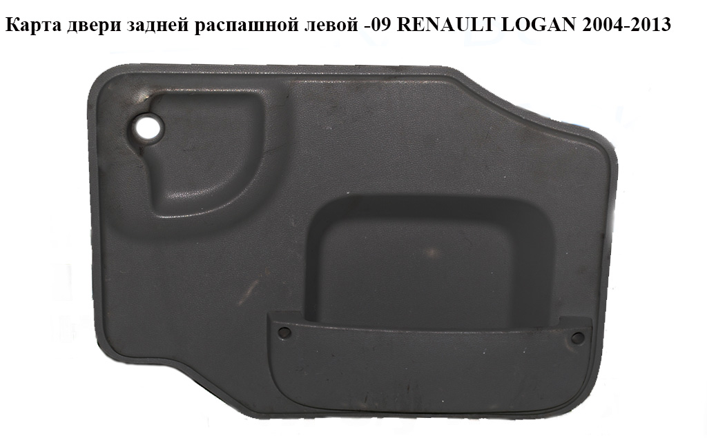 Карта двери задней распашной левой -09 RENAULT LOGAN 2004-2013 (РЕНО ЛОГАН) (8200435635, 8200426964)