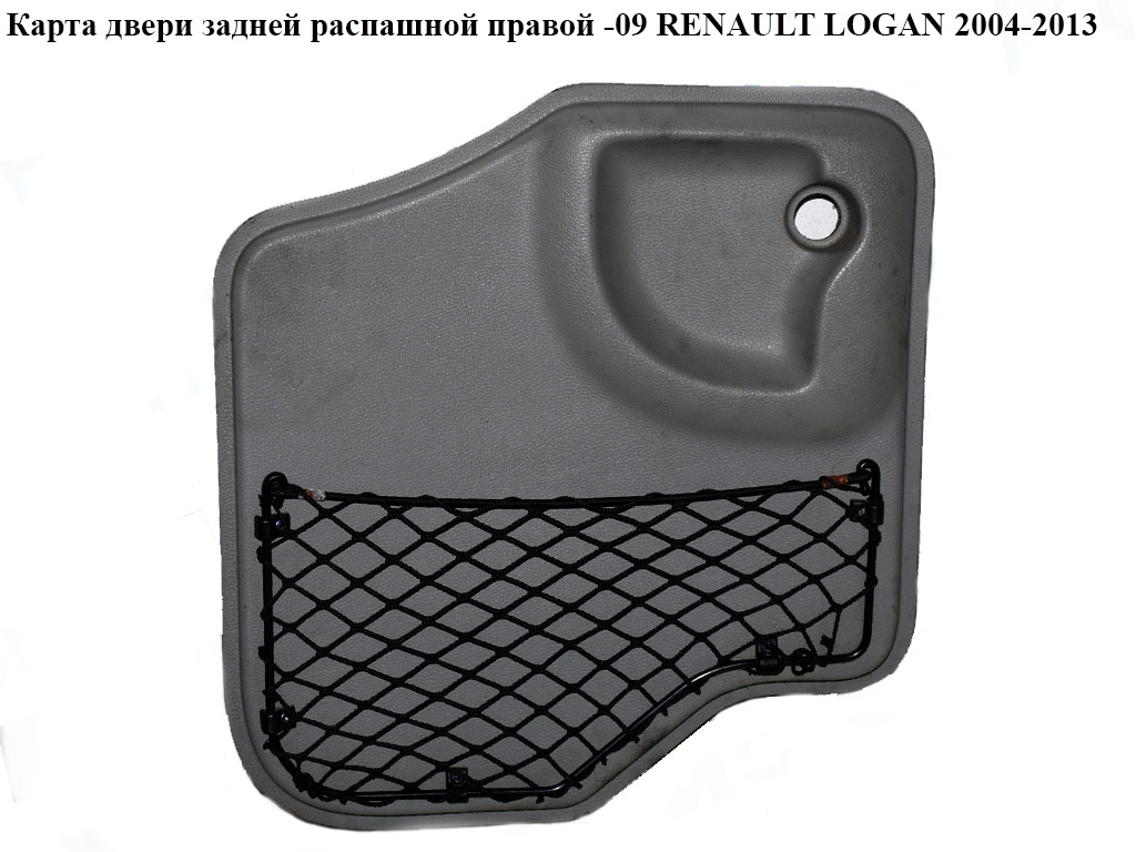 Карта двери задней распашной правой -09 RENAULT LOGAN 2004-2013 (РЕНО ЛОГАН) (8200435631, 8200426965)