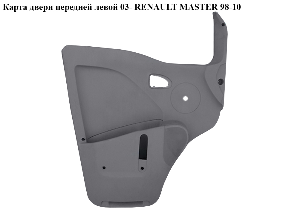 Карта двери передней левой 03- под механический стеклоподъемник RENAULT MASTER 98-10 (РЕНО МАСТЕР) (8200206660)