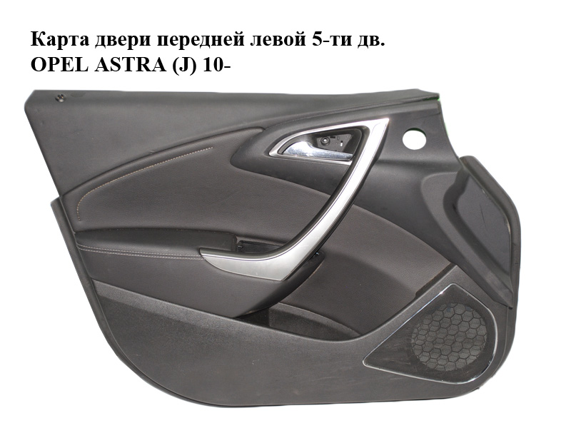 Карта дверей передніх лівих 5-ти дв. OPEL ASTRA (J) 10- (ОПЕЛЬ АСТРА J) (13321403)