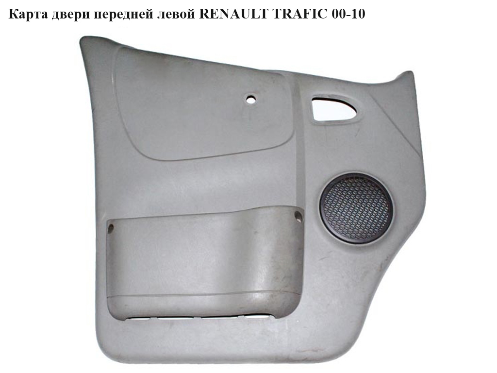 Карта передніх лівих дверей під мех. склопідйомник RENAULT TRAFIC 00-10 (РЕНО ТРАФІК) (7700313074, 91165801)