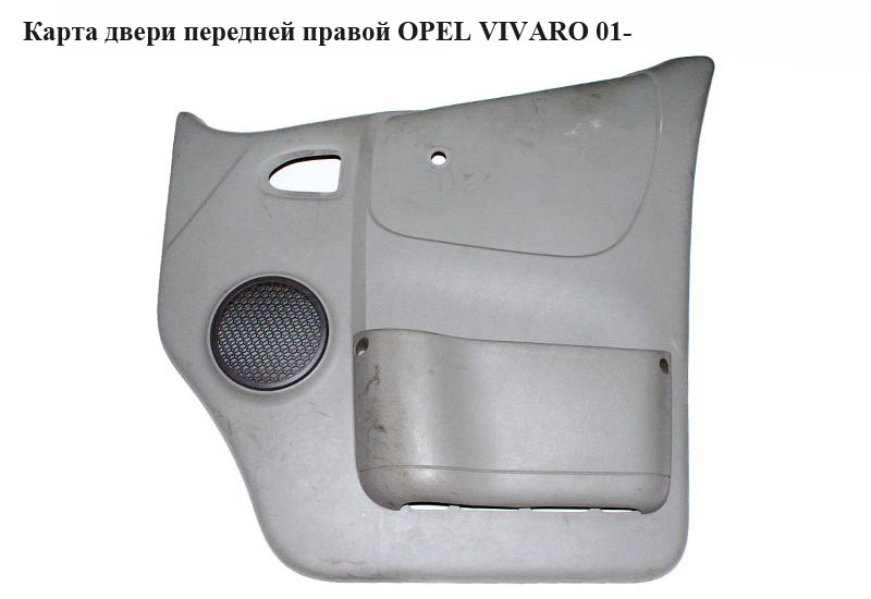 Карта двери передней правой OPEL VIVARO 01- (ОПЕЛЬ ВИВАРО) (4417716)
