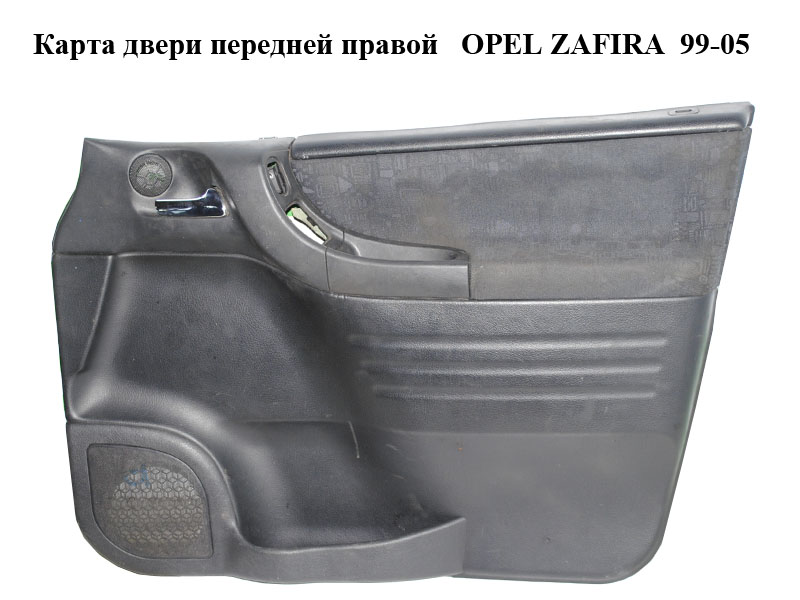 Карта дверей передньої правої OPEL ZAFIRA 99-05 (ОПЕЛЬ ЗАФІРА) (24418733)