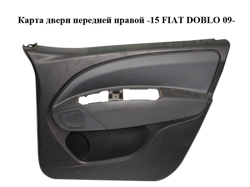 Карта двери передней правой -15 FIAT DOBLO 09- (ФИАТ ДОБЛО) (735469697, 735469696)
