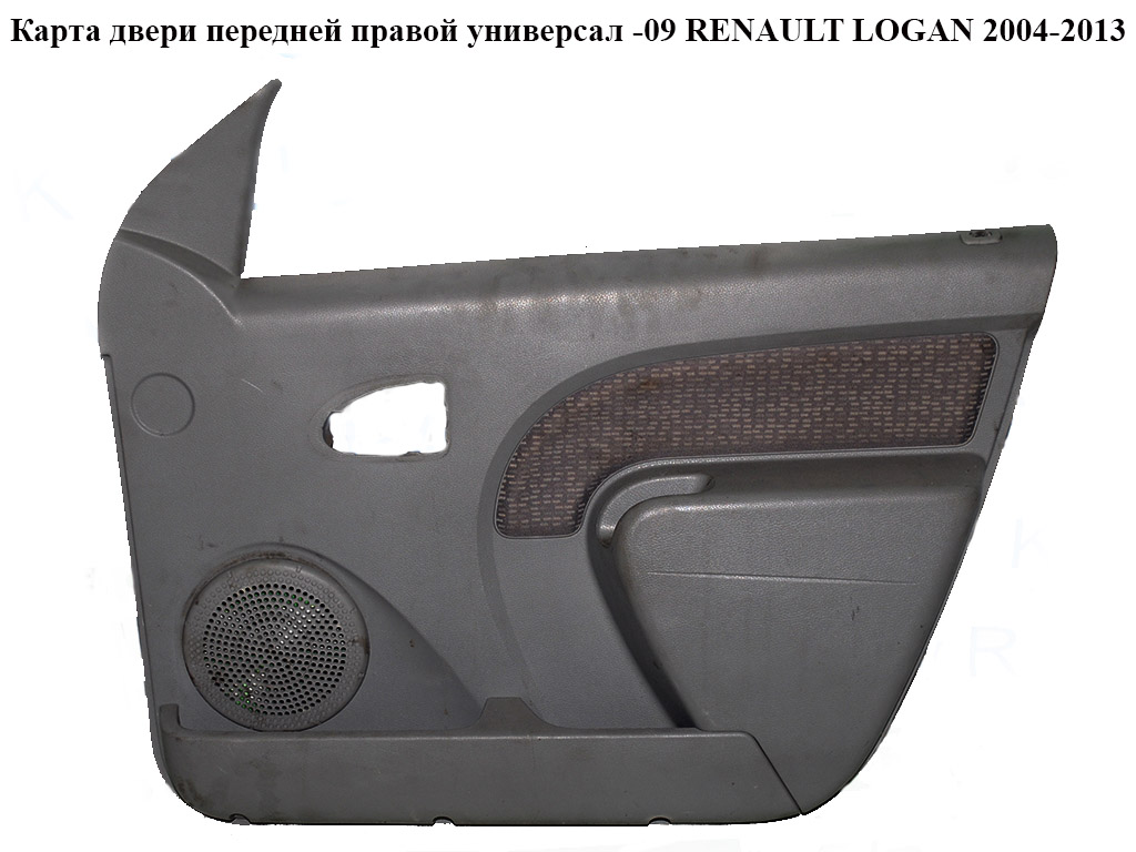 Карта двери передней правой универсал -09 RENAULT LOGAN 2004-2013 (РЕНО ЛОГАН) (8200295614, 8200295623, 8200295618,