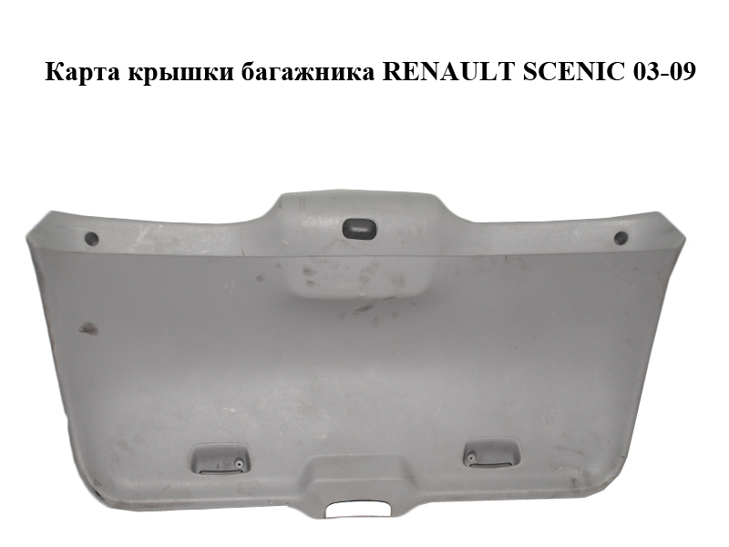 Карта кришки багажника RENAULT SCENIC 03-09 (РЕНО СЦЕНИК) (8200084296)