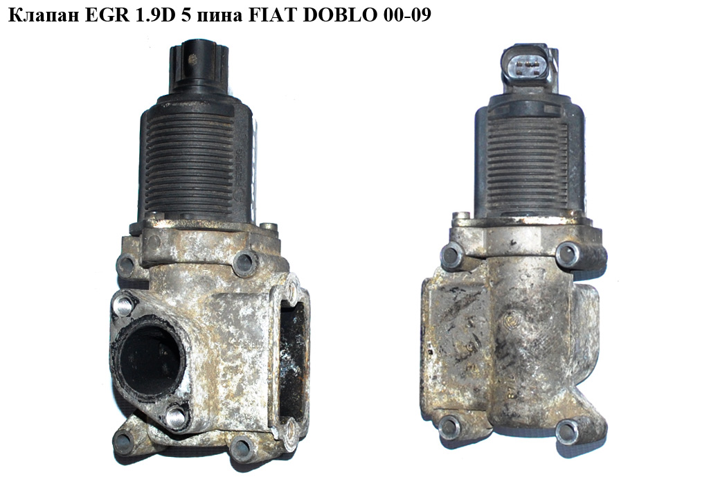 Клапан EGR 1.9D електр. 5 піна FIAT DOBLO 00-09 (ФІАТ ДОБЛО) (50024002)