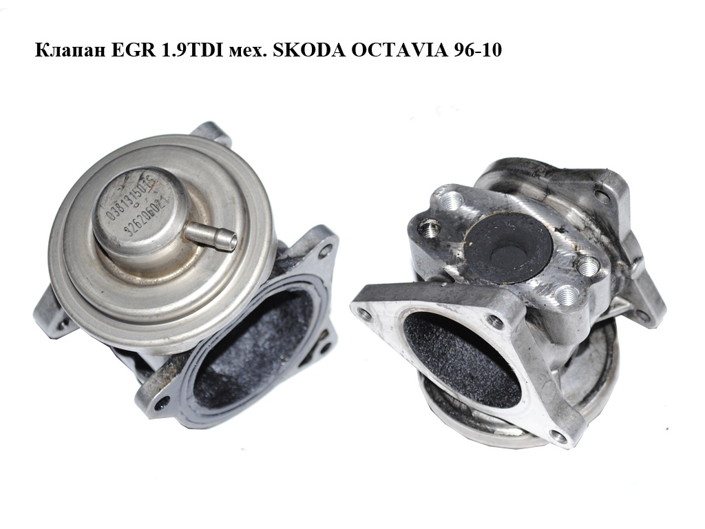 Клапан ЕGR 1.9TDI мех. SKODA OCTAVIA 96-10 (ШКОДА ОКТАВІЯ) (038131501S)