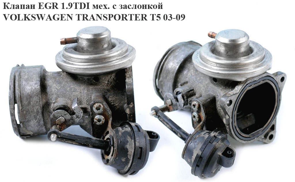 Клапан ЕGR 1.9TDI мех. с заслонкой VOLKSWAGEN TRANSPORTER T5 03-09 (ФОЛЬКСВАГЕН ТРАНСПОРТЕР Т5) (038131501AA)