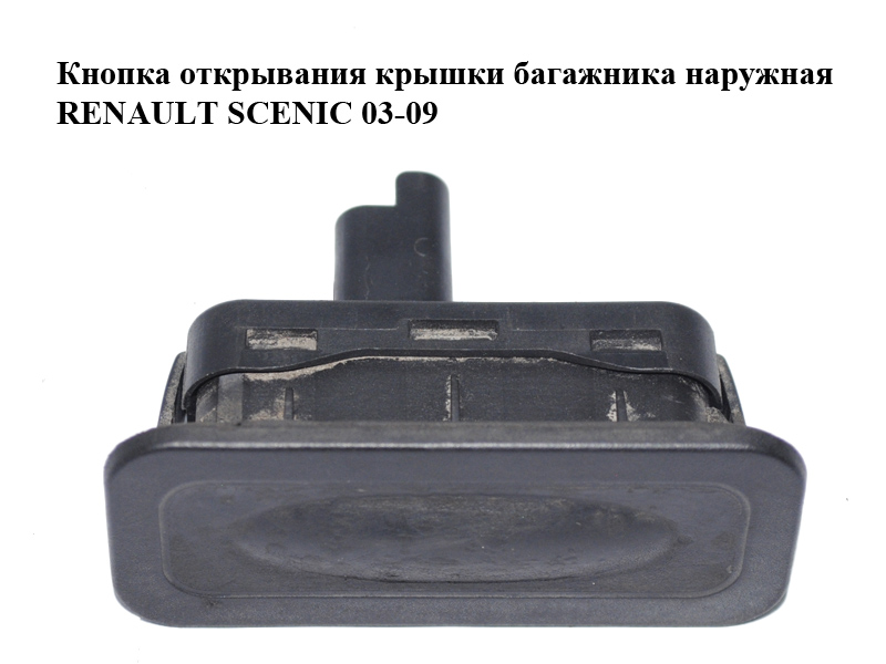 Кнопка відкривання кришки багажника зовнішня RENAULT SCENIC 03-09 (РЕНО СЦЕНИК) (8200076256)
