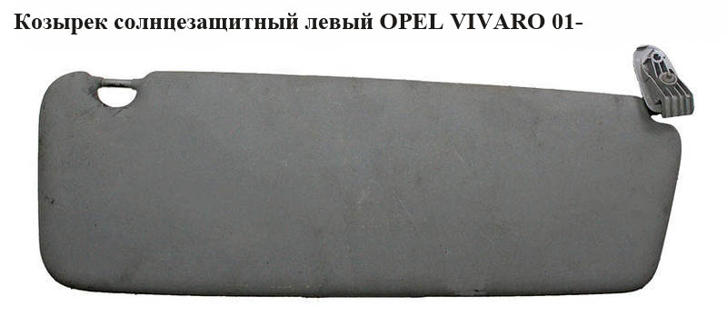 Козирок сонцезахисний лівий OPEL VIVARO 01- (ОПЕЛЬ ВИВАРО) (4410031)