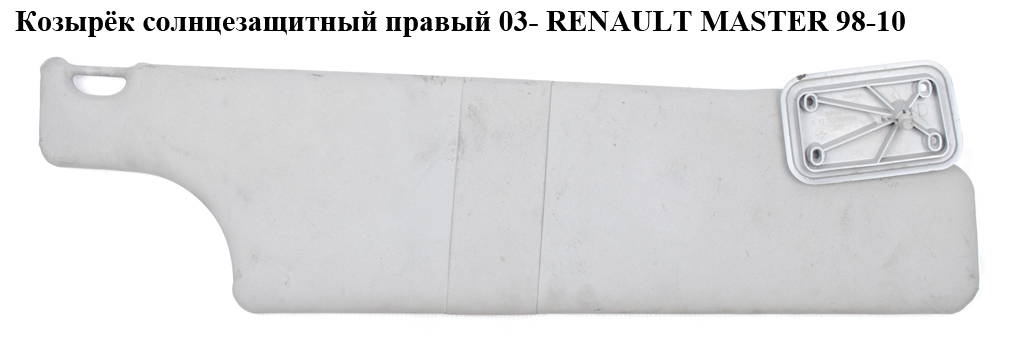 Козирок сонцезахисний правий 03- RENAULT MASTER 98-10 (РЕНО МАСТЕР) (964006485R, 964003851R)