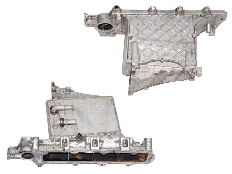 Колектор впускний метал 2.0TDI з радіатором EGR VOLKSWAGEN PASSAT B8 14-23 (ФОЛЬКСВАГЕН ПАСCАТ B8) (04L129766AQ)