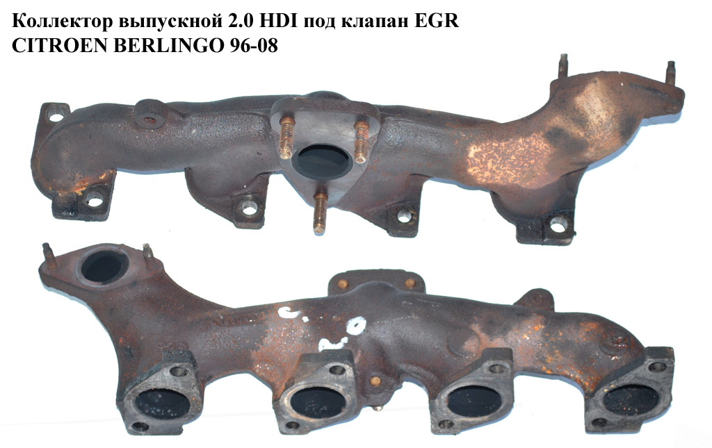 Колектор випускний 2.0 HDI під клапан EGR CITROEN BERLINGO 96-08 (СИТРОЕН БЕРЛИНГО) (0341.F0, 0341F0)