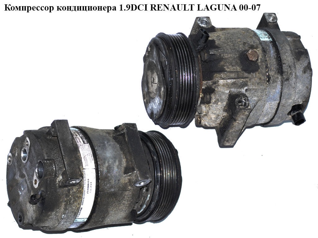 Компресор кондиціонера 1.9DCI RENAULT LAGUNA 00-07 (РЕНО ЛАГУНА) (8200021822, 8FK351134-391)