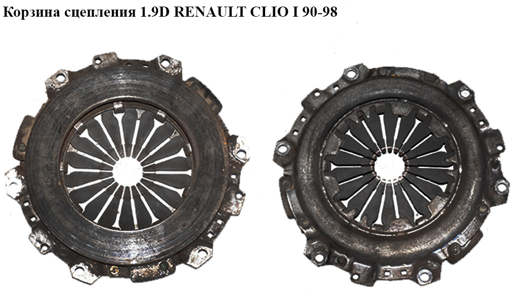 Корзина сцепления 1.9D D200 Valeo RENAULT CLIO I 90-98 (РЕНО КЛИО) (7700107216, 30324, FCR210155, AMD.CLU114,