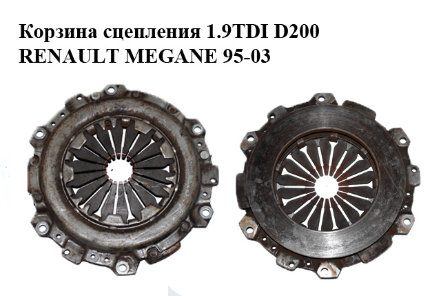 Кошик зчеплення 1.9TDI D200 RENAULT MEGANE 95-03 (РЕНО МЕГАН) (7700108967, 30324, 700.722, 7700107216, SCRN555)