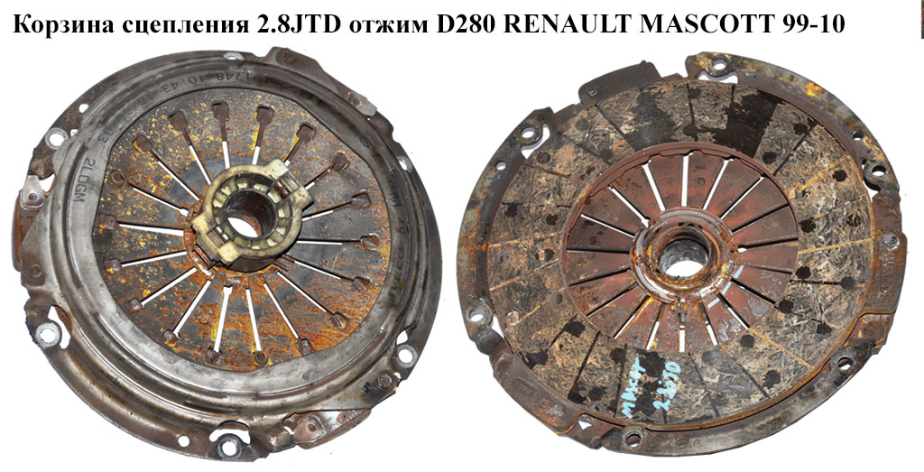 Корзина сцепления 2.8JTD отжим D280 RENAULT MASCOTT 99-10 (РЕНО МАСКОТТ) (5010245267, 628318300)