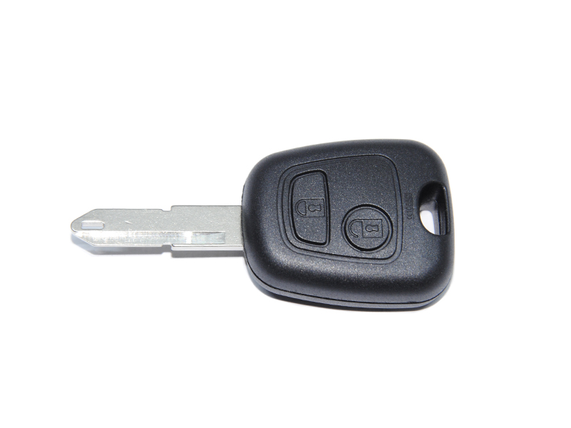 Корпус ключа 2 кнопки + лезо (Новий) PEUGEOT 307 01-08 (ПЕЖО 307)