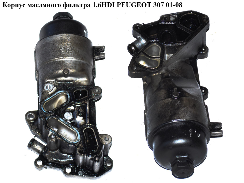 Корпус масляного фільтра 1.6HDI PEUGEOT 307 01-08 (ПЕЖО 307) (9651813980)