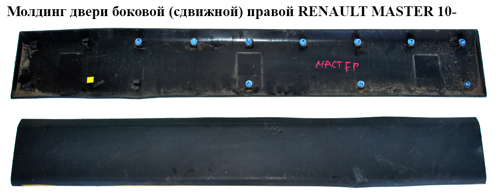 Молдинг двери боковой (сдвижной) правой L124 RENAULT MASTER 10-(РЕНО МАСТЕР) (828200147R)