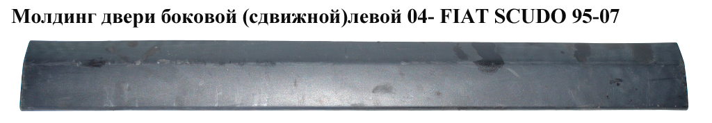 Молдинг дверей боковий (зсувний) лівий - правий 04- FIAT SCUDO 95-07 (ФІАТ СКУДО) (1495789077, 1496616077)