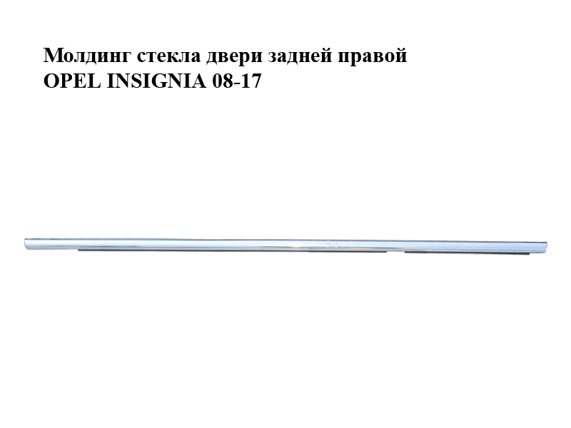 Молдинг скла двері задньої правої OPEL INSIGNIA 08-17 (ОПЕЛЬ ИНСИГНИЯ) (13243104)