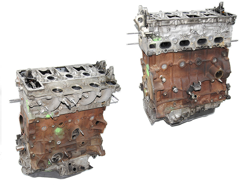 Мотор (Двигун) без навісного обладнання 2.0HDI (EURO 5) PEUGEOT 5008 09-16 (ПЕЖО 5008) (RH02)