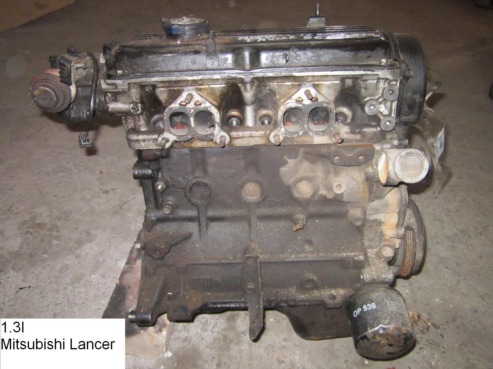 Мотор без навісного обладнання 1.3i 12v MITSUBISHI LANCER 88-92 (МИТСУБИСИ ЛАНСЕР) (4G13P)