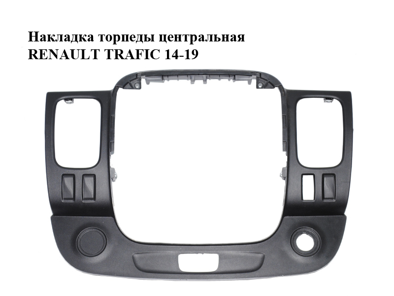 Накладка торпеди центральна RENAULT TRAFIC 14-19 (РЕНО ТРАФІК) (1409244X, 1259343X, 93452450, 93453370, 93452451)