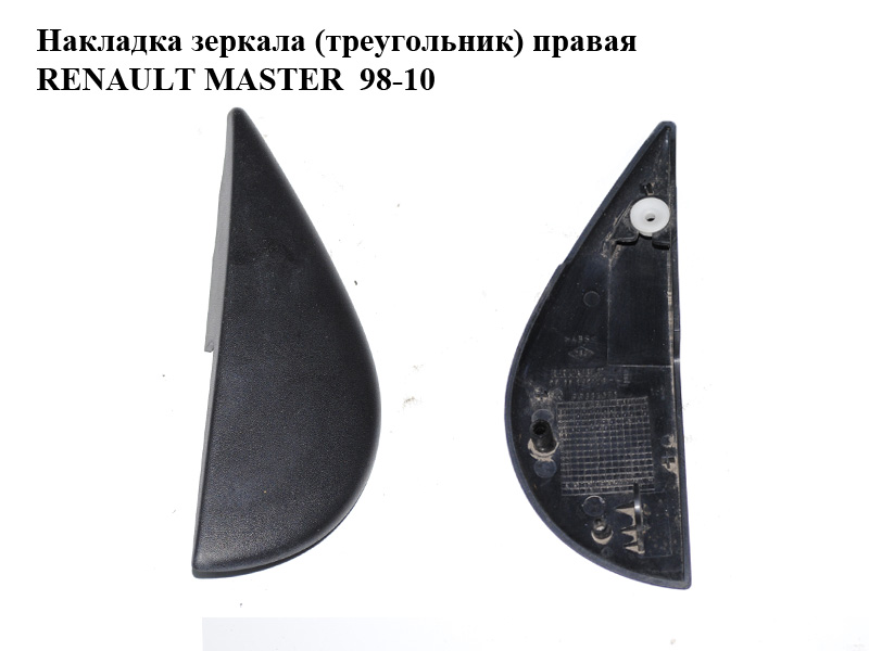 Накладка дзеркала (трикутник) права RENAULT MASTER 98-10 (РЕНО МАСТЕР) (7700352178)