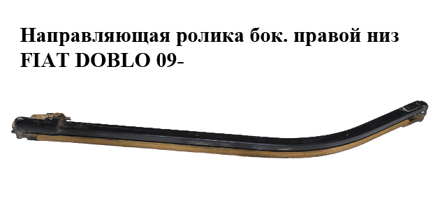 Напрямна ролика бок. правої низ FIAT DOBLO 09- (ФІАТ ДОБЛО) (51814079, 51912097, 51813634)