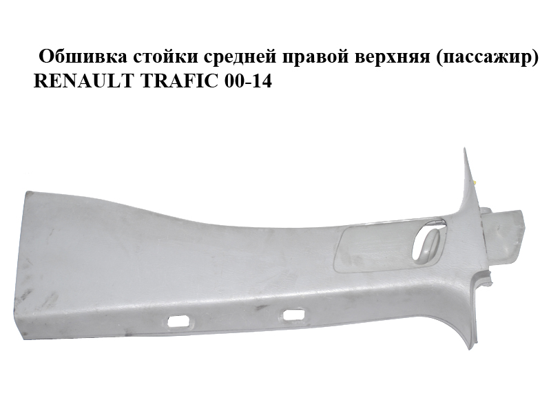 Обшивка стійки середньої правої верхня (пасажир) RENAULT TRAFIC 00-14 (РЕНО ТРАФИК) (8200031674, 8200051188, 8200051189, 91169454, 91169455, 91169456)