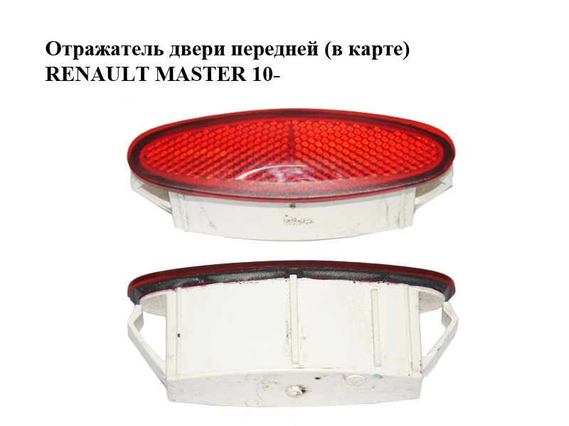 Отражатель двери передней (в карте) RENAULT MASTER 10-(РЕНО МАСТЕР) (8200011650)