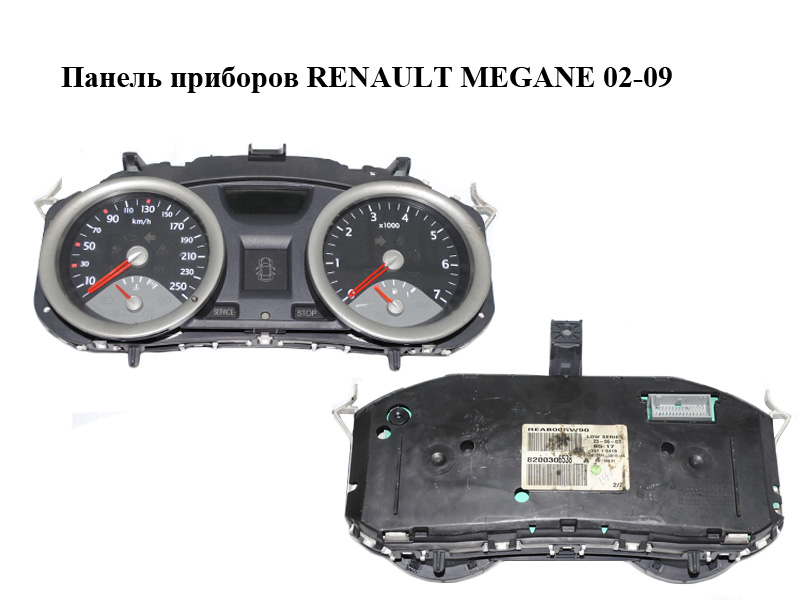 Панель приладів RENAULT MEGANE 02-09 (РЕНО МЕГАН) (8200306538)
