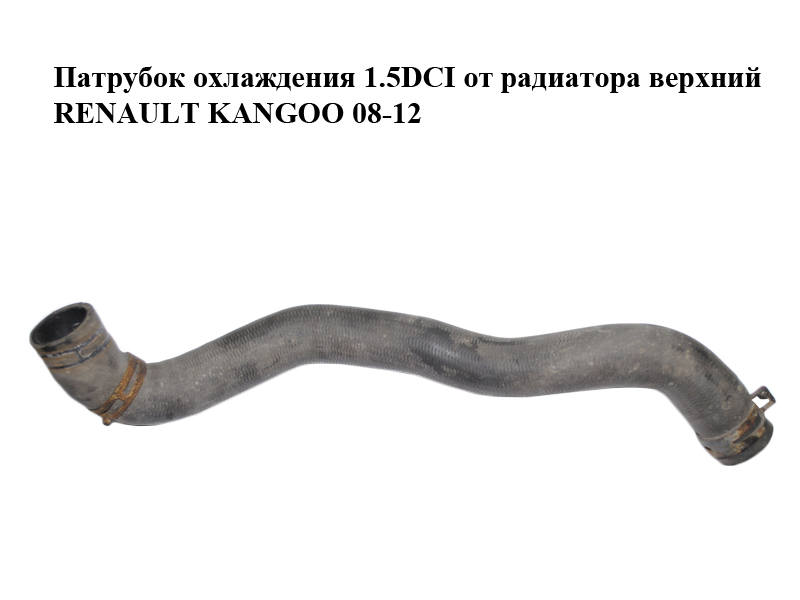 Патрубок охлаждения 1.5DCI от радиатора верхний RENAULT KANGOO 08-12 (РЕНО КАНГО) (8200455782)