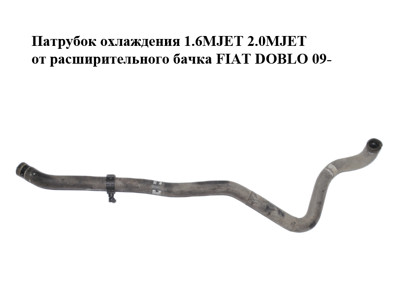 Патрубок охлаждения 1.6MJET 2.0MJET от расширительного бачка FIAT DOBLO 09- (ФИАТ ДОБЛО) (51831878)