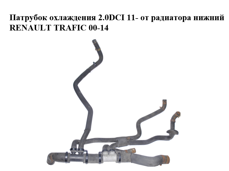Патрубок охлаждения 2.0 DCI 11- от радиатора нижний RENAULT TRAFIC 00-14 (РЕНО ТРАФИК) (215033660R)