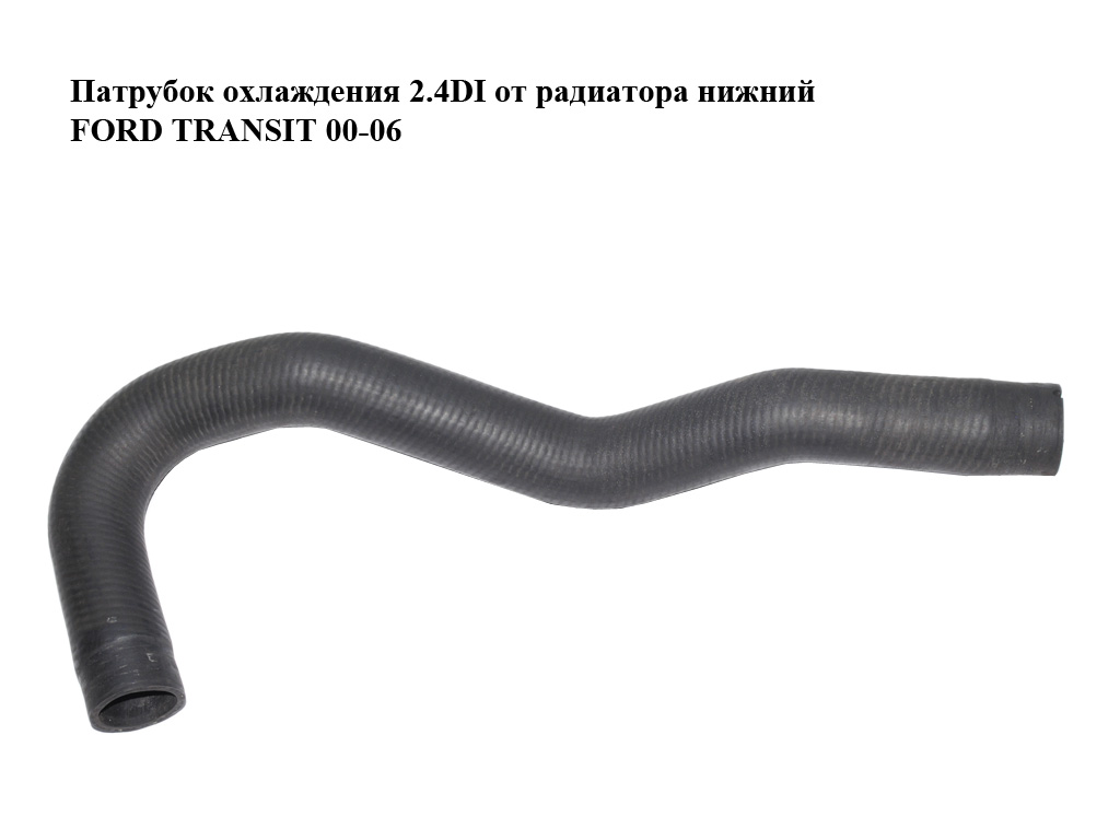 Патрубок охолодження 2.4DI від радіатора нижній FORD TRANSIT 00-06 (ФОРД ТРАНЗИТ) (YC15-8B273-AA)