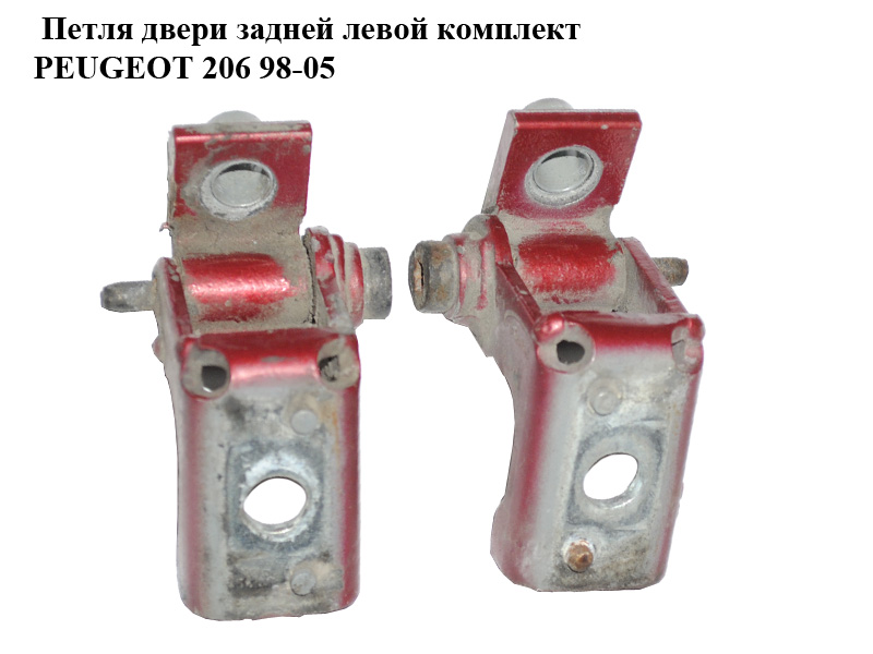 Петля дверей задньої лівої комплект PEUGEOT 206 98-05 (ПЕЖО 206) (9035L4, 9035L5, 9035.L4, 9035.L5)