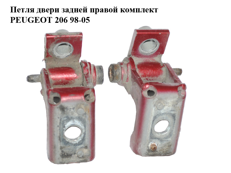 Петля двери задней правой комплект PEUGEOT 206 98-05 (ПЕЖО 206) (9035L4, 9035L5, 9035.L4, 9035.L5)